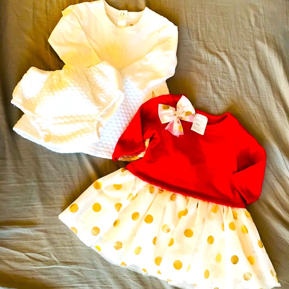 Bundle of 2 very cute party/holiday dresses. - Picture 1 of 10